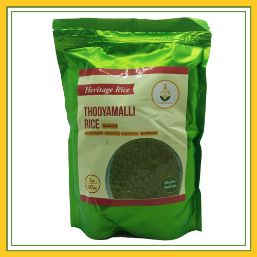 Malli Rice Heritage Rice - Thooya Malli Rice 2 Lbs | shasthaonline.com