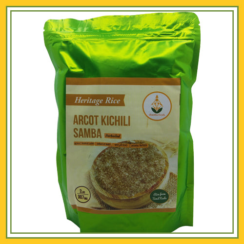Heritage Rice - Arcot Kichli (Kichadi) Champa 2 lb