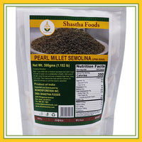 Shastha- Pearl Millet Semolina / Upma Rava (500 Gms)