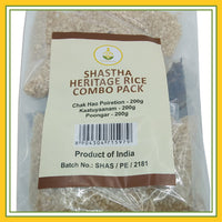 Heritage Rice - Combo Pack 4 (1.32 Lbs)
