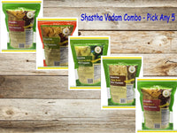 Shastha Crispy Vadam & Vathal Combo Pack - Pick Any 5