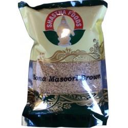 Shastha Sona Masoori Brown Rice 1.25 lbs